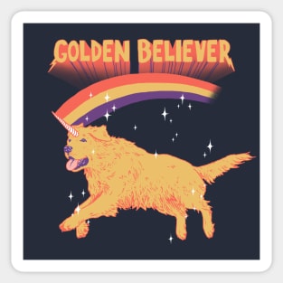 Golden Believer Sticker